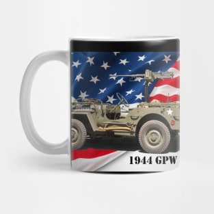 1944 GPW w/American flag Mug